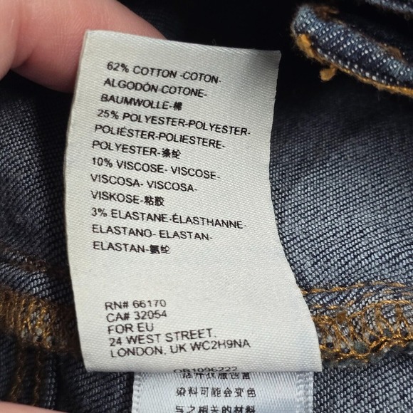 Pilcro Jeans Womens 26 Blue High Rise Denim Legging Skinny Anthropologie - Picture 7 of 16